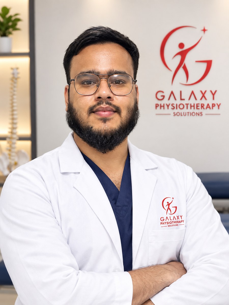 Dr. Arbaaz Karigar (PT), founder of Galaxy Physiotherapy Solutions, Pune