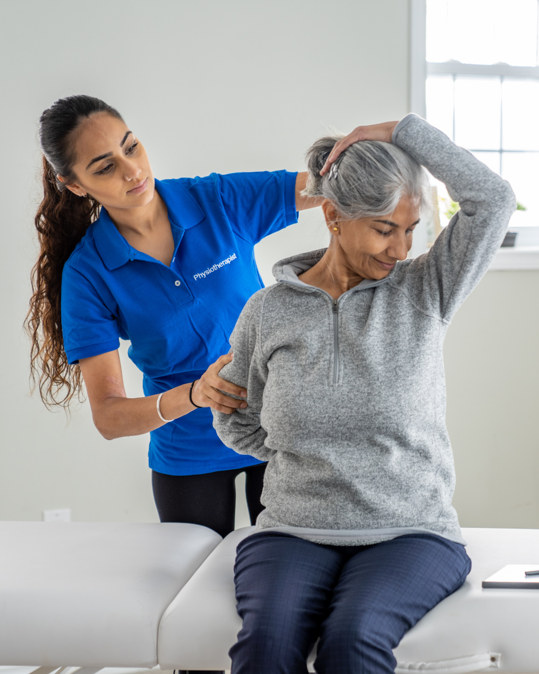 Therapist-guided mobility exercise